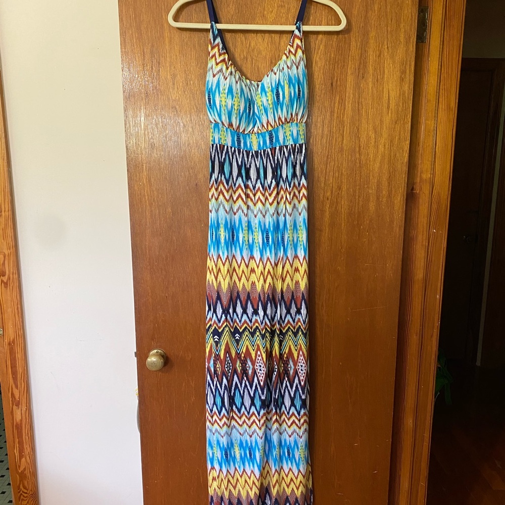 Maxi dress with built in cups